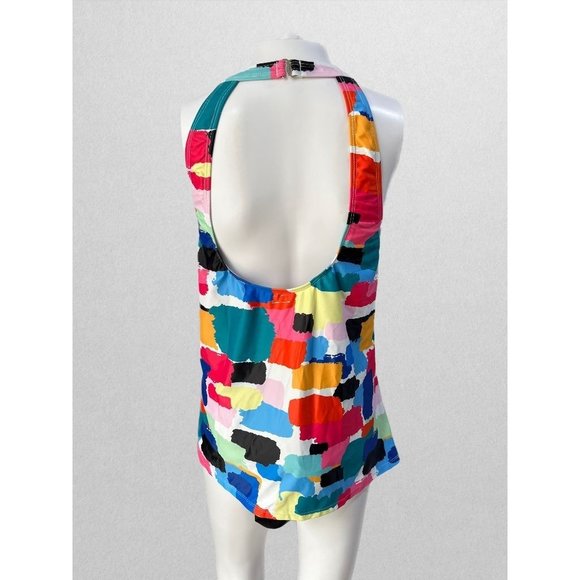 Holipick Multicolor Halter Neck and Black High-Waist Bottom Swim Two Piece (NWT) - Picture 2 of 3